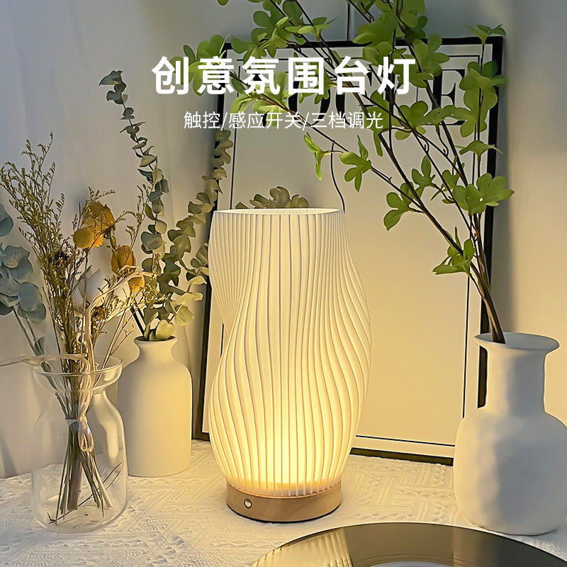 北欧の寝室のベッドの上の電気スタンドinsロマンチックな装飾の結婚の部屋のアイデアのシンプルな雰囲気の日本式の民宿の夜の明かり|undefined