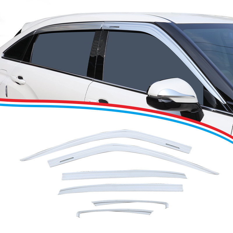 Adecuado para Honda Crown Road URV, ventana de protección contra la lluvia modificada de la ceja de la lluvia, ventana Deflectors