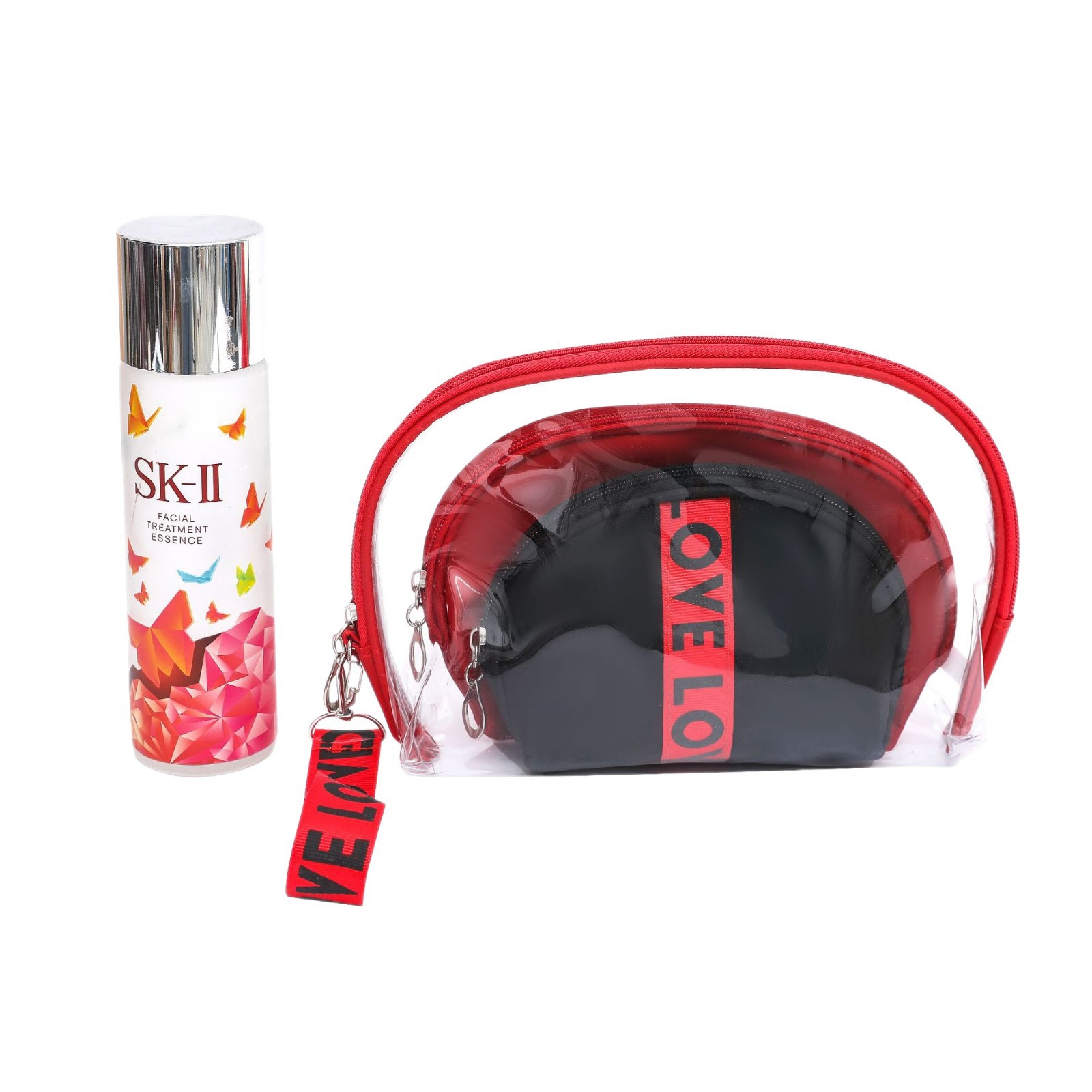 AMOR bolsa de cosméticos de tres piezas de semicírculo bolsa de viaje bolsa de lavado