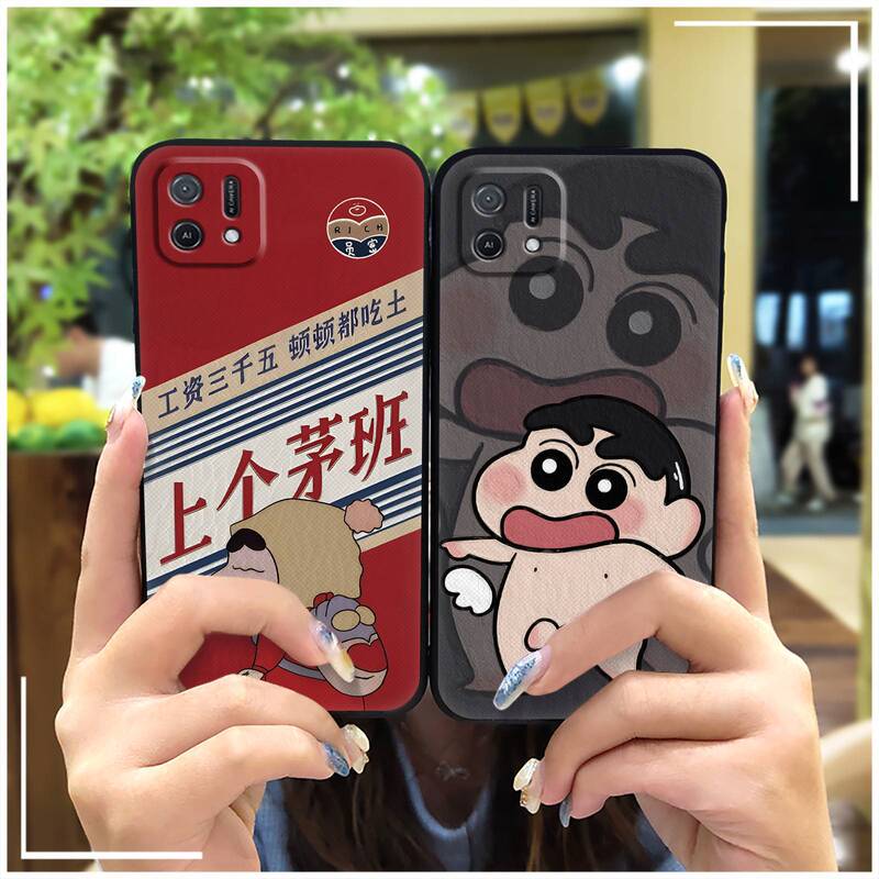 Suitable for Oppo Mobile Phone Case Silicone Funny Cute Cooling Texture Fun Men and Women Digital Simple Animation