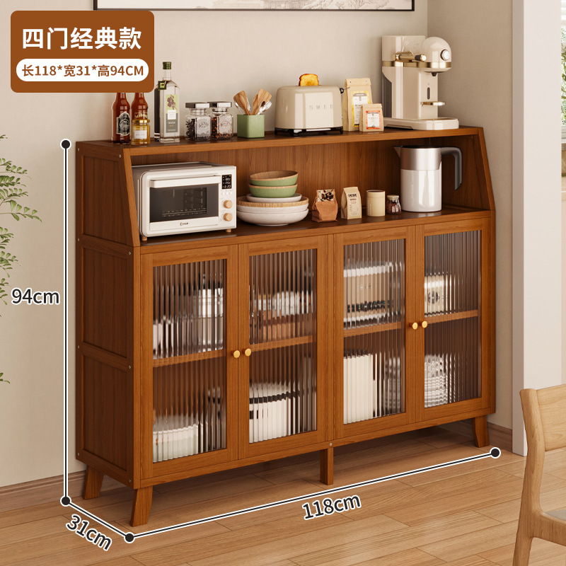 Gabinete de comedor de cocina sala de estar contra la pared armario todo en uno armario armario de piso armario de almacenamiento de café armario de té armario de almacenamiento