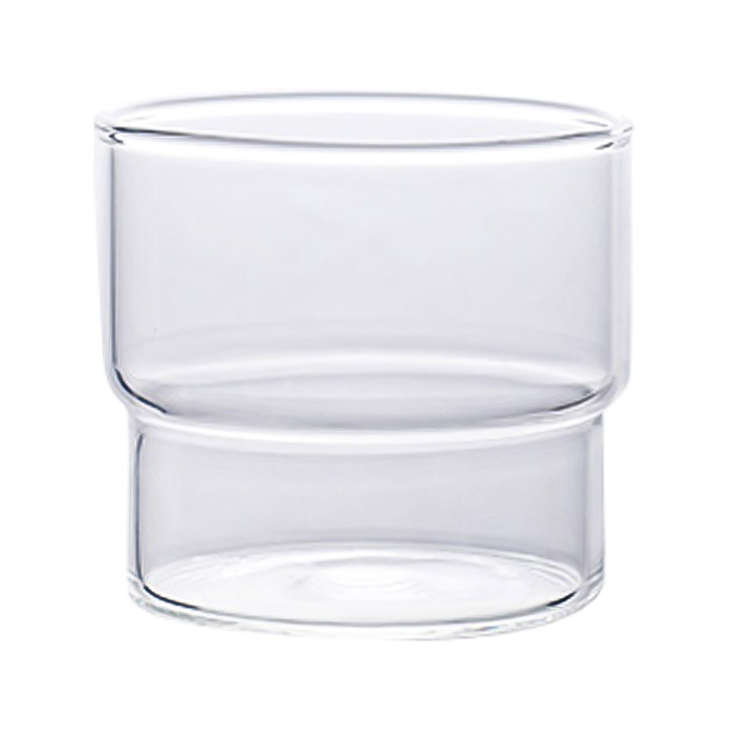 Taza de café sucia taza de vidrio plegable taza de alta temperatura ins taza de alto valor facial taza de café latte hielo americano