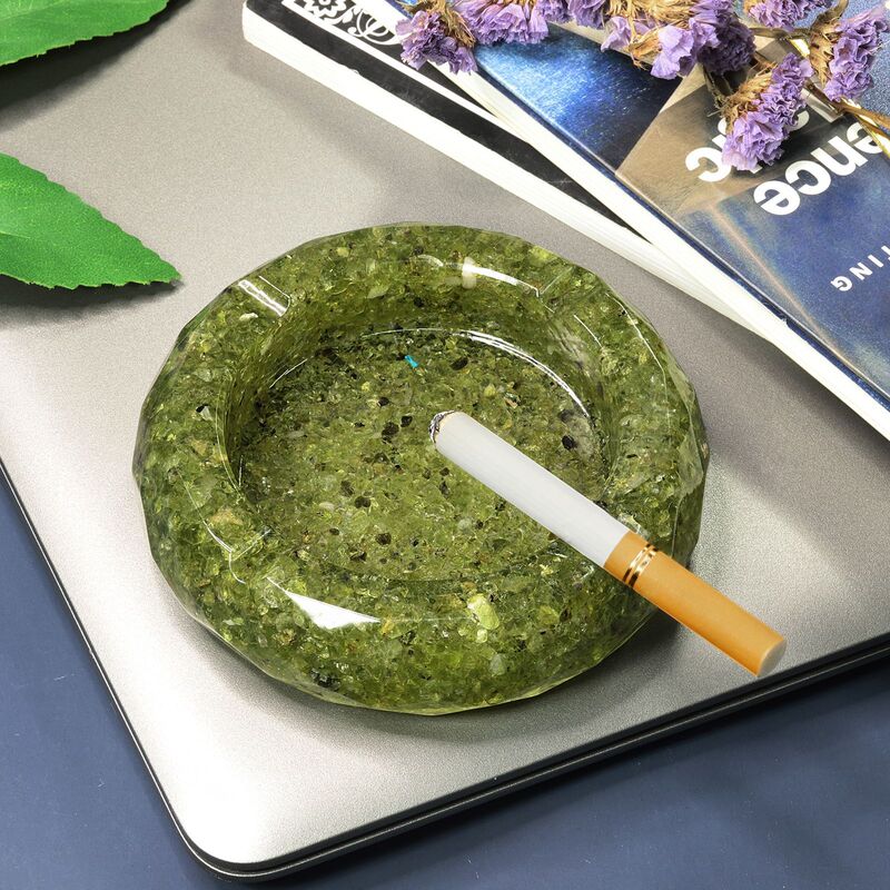 树脂混能量水晶碎石菱面烟灰缸收纳盒客厅办公室桌面水晶创意摆件 树脂混能量水晶碎石菱面烟灰缸收纳盒客厅办公室桌面水晶创意摆件 图 12