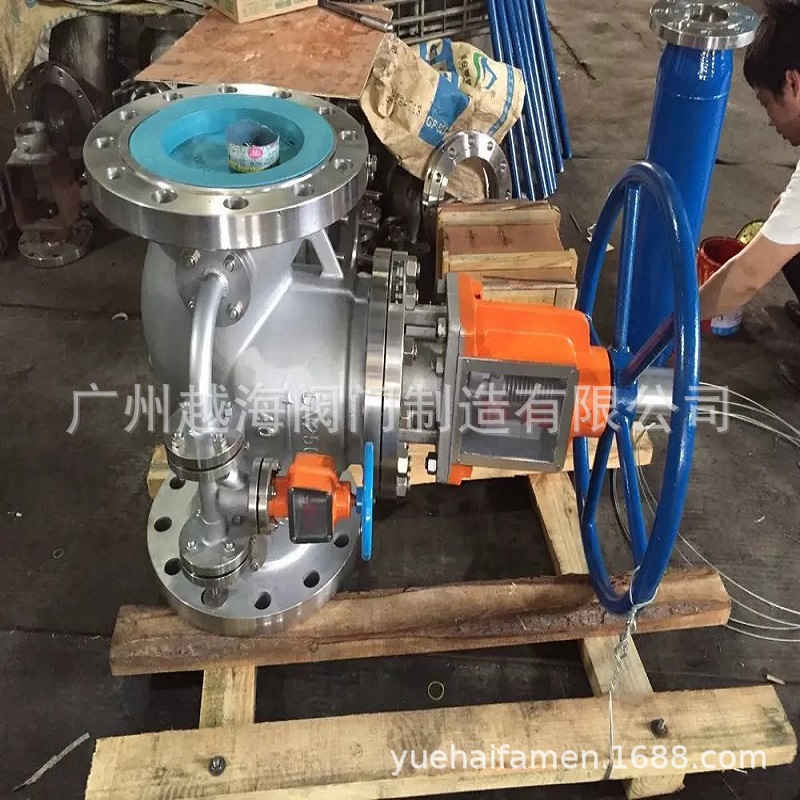 禁油脱脂氧气专用法兰截止阀 氧气 氩气 管道截止阀 QJT200-15