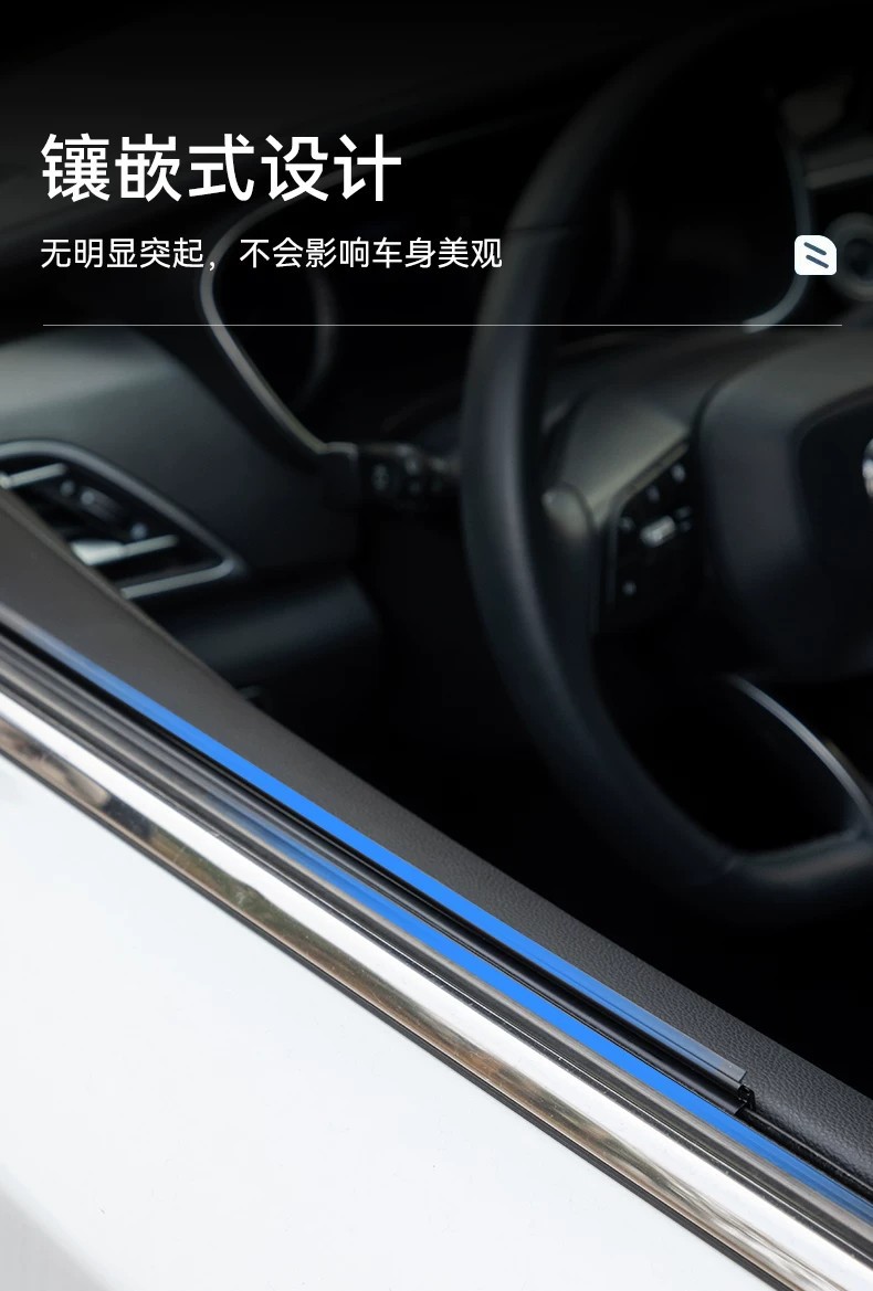 Car side window wiper, anti-fog, silent wiper blade, anti-rain and anti-fog wiper strip