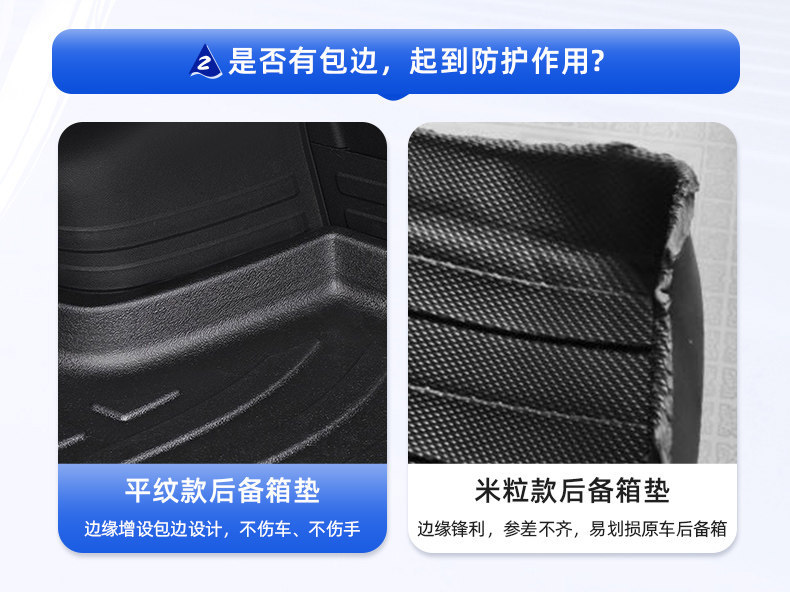 Tpe Trunk Mat Suitable for Volkswagen Lavida, Sagitar, Magotan, Passat, Tayron L, Tiguan, and 2025 Model