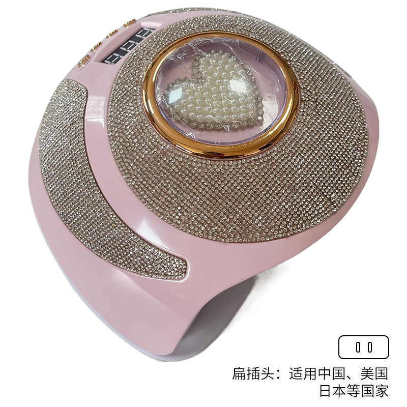 Lámpara de manicura de almacenamiento 268W de alta potencia UV + LED doble fuente de luz pegamento de manicura luz fototerapia inteligente transfronteriza