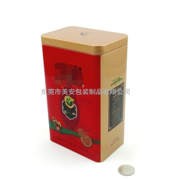 茶叶铁盒 长方形茶叶铁盒 优质茶叶铁盒 茶叶铁盒生产厂家
