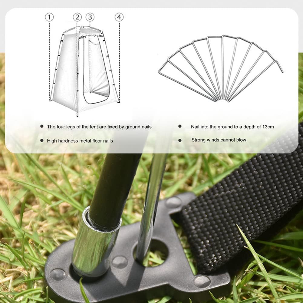 2025 Cross-Border Popular Outdoor Toilet Tent Portable Bathing and Changing Shower Changing Cover Camping Camouflage Tent