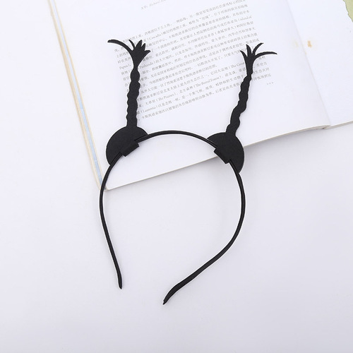 Funny Wig Braids Headband Hair Accessories Cartoon Cute Pigtails Headband Children's June 1st Performance Headband Hair Clip