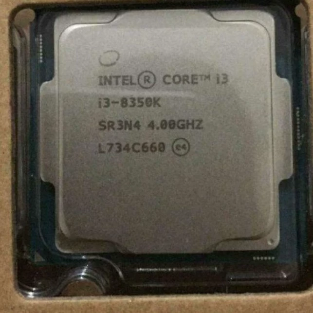 Процессор i3‑8350K, 4 ядра, 4.00 ГГц, 8 МБ, 14 нм, LGA1151, TDP 91 Вт, для настольного ПК