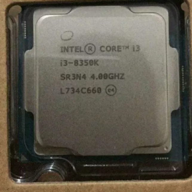 Процессор i3‑8350K, 4 ядра, 4.00 ГГц, 8 МБ, 14 нм, LGA1151, TDP 91 Вт, для настольного ПК