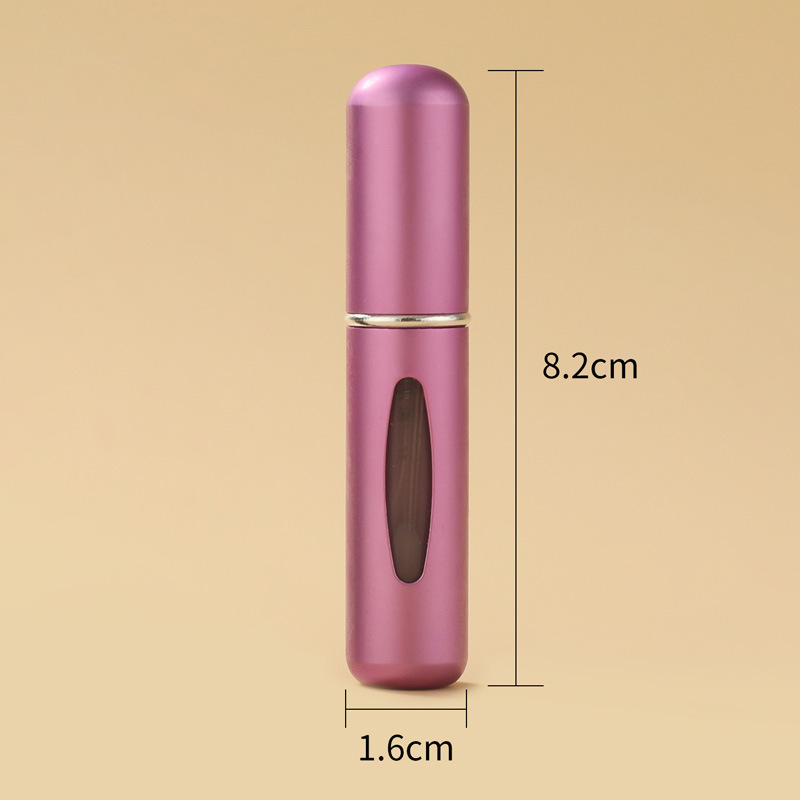 5ml de llenado inferior perfume sub-botella presionando botella de spray portátil de viaje sub-botella de líquido sub-contenedor botella cosmética