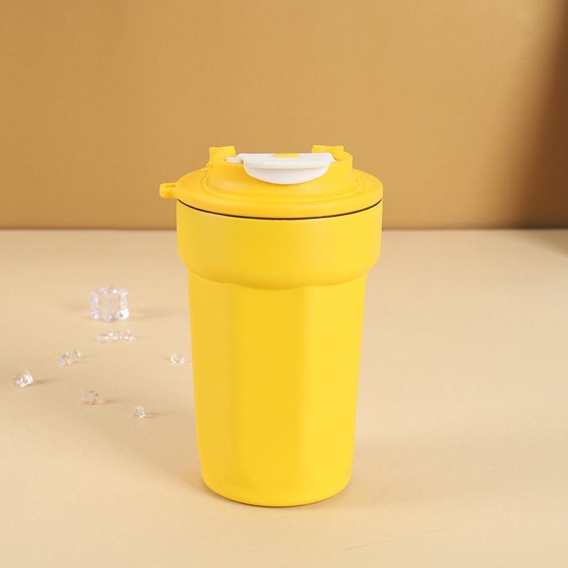 Nuevo forro sin costuras taza de café octogonal logotipo personalizado taza de regalo de publicidad 316 taza de aislamiento al vacío de acero inoxidable