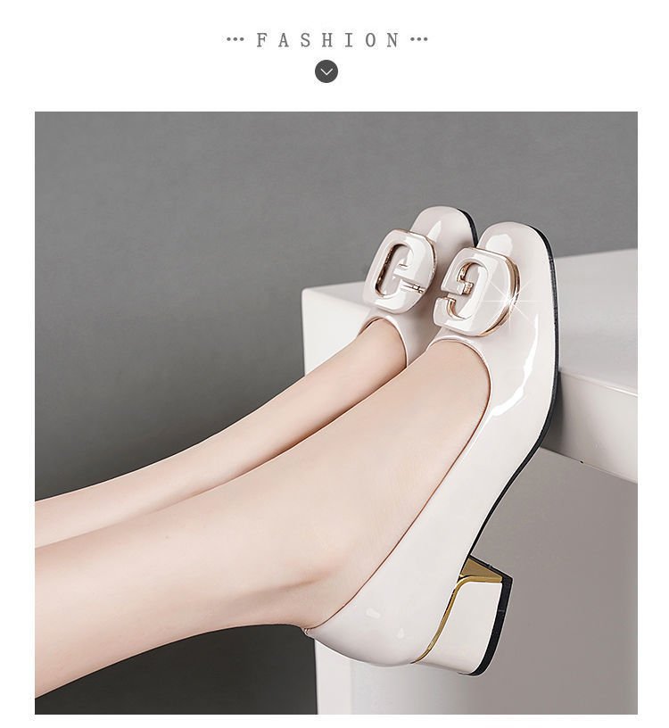 Vielseitige Damen Lackschuhe Mit Bequemem Blockabsatz_voghion.com