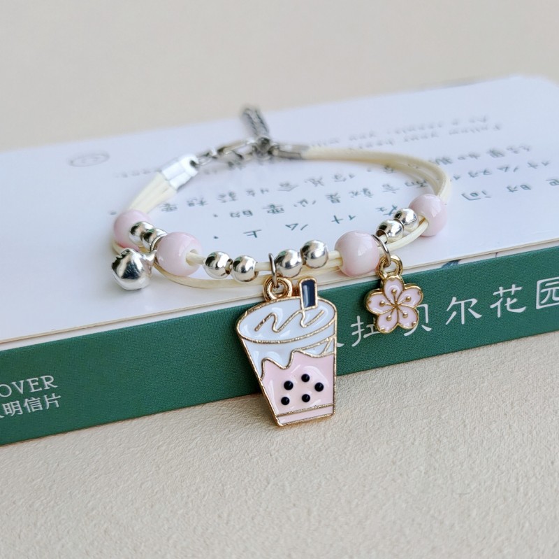 1 Piece Cartoon Style Flower Mixed materials Womenu0027S Bracelets