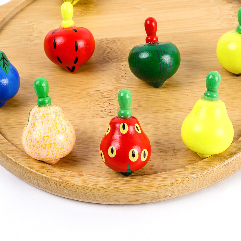 Venta caliente Internet celebridad mismo estilo de madera Gyro clásico nostálgico juguete de los niños puesto de suministro de madera Gyro