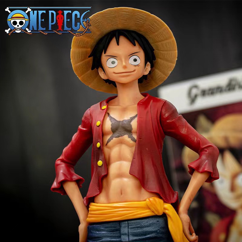 Mayorista pirata Luffy sonrisa Luffy Monchi D Luffy puede cambiar la cara Luffy modelo de mano
