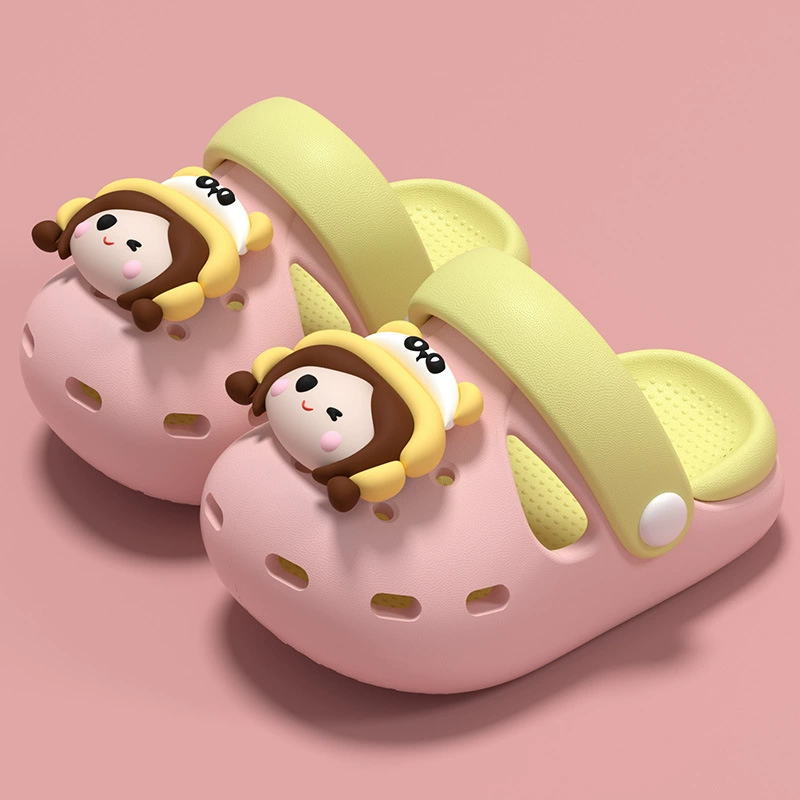 Симпатичные детские туфли Нескользящие пещерные туфли для мальчиков и девочек с толстой подошвей