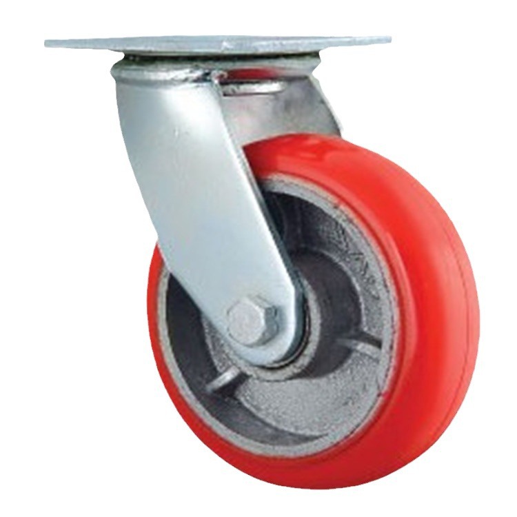 厂家制造-.聚氨脂脚轮-橡胶轮-尼龙万向.工位车.推车静音轮