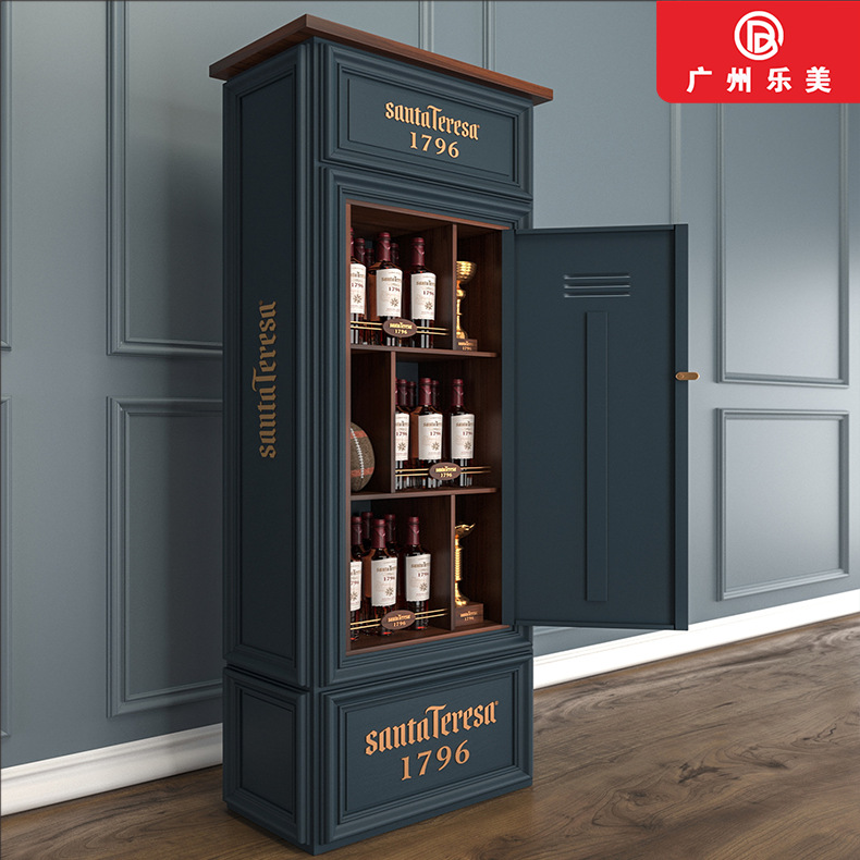 酒柜靠墙茶水柜餐边柜现代简约家用客厅装饰柜小酒柜广州乐美厂家