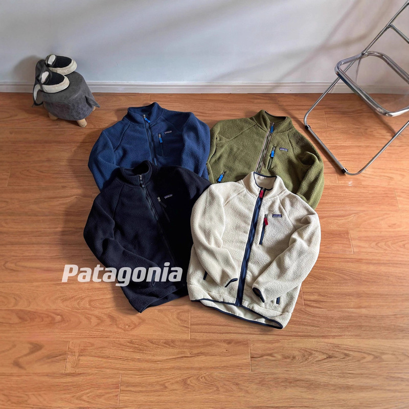 Stand Collar Warm Pata Patagonia High Quality Cashmere Fleece Polar Fleece Men's and Women's Zipper Jacket