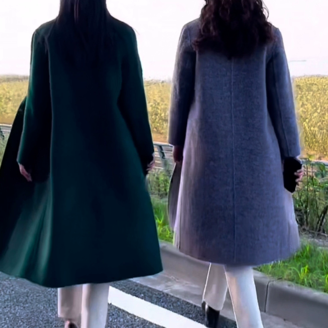 Новый двухсторонний шерстяной