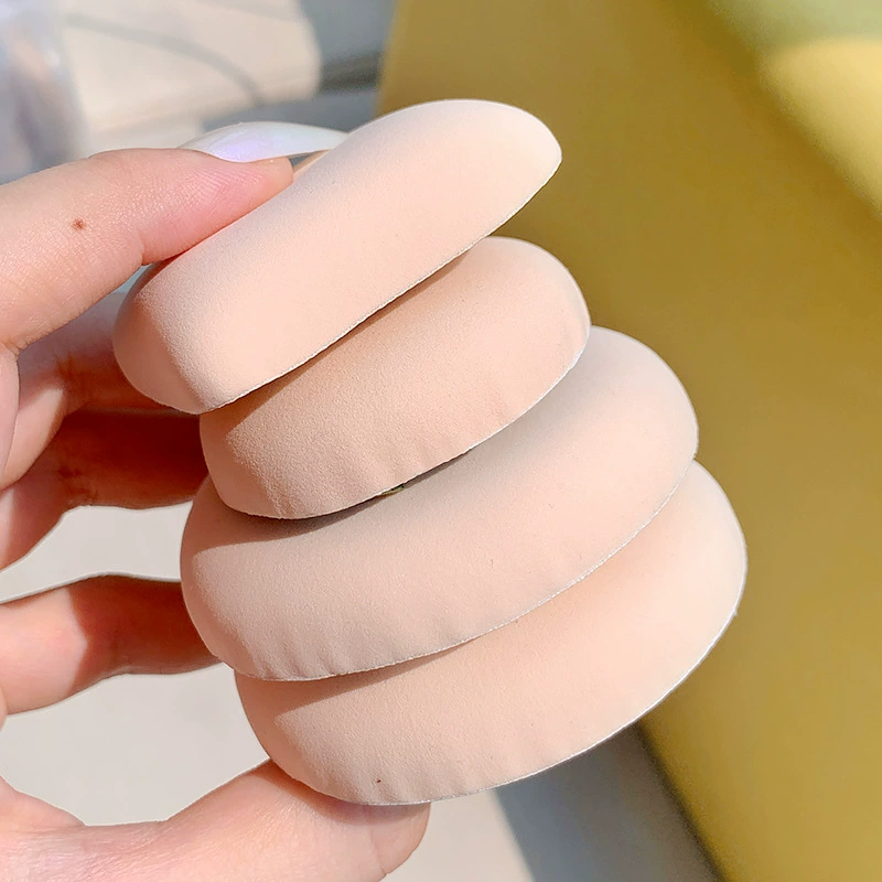 Makeup Cotton Sponge Puff, Soft Thick Base, Large Foundation Applicator, Pack with Storage Box