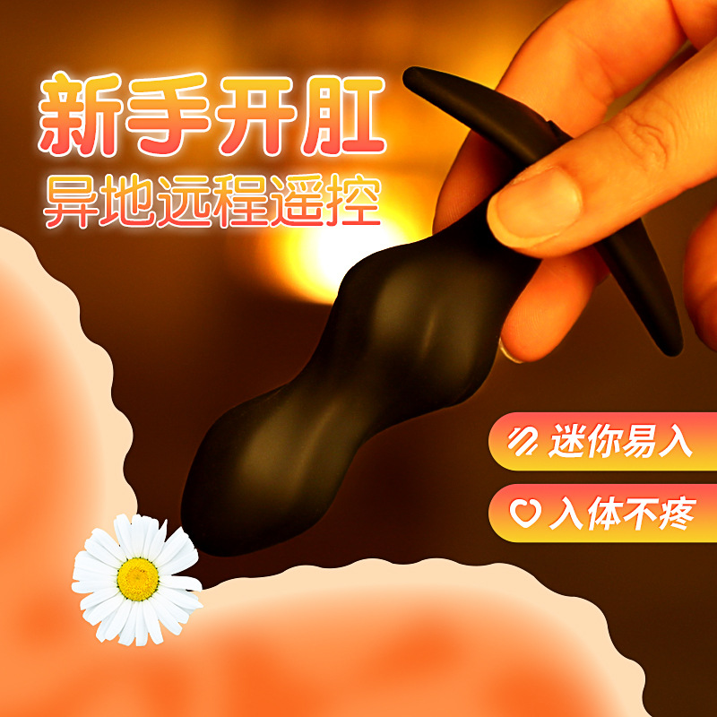 Plug anal inalámbrico, pequeño programa de tornillo de silicona, plug anal, juguetes para adultos, artículos sexuales, masturbadores image 4