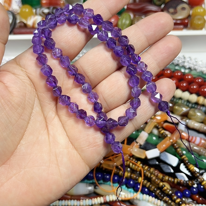 A Piece of 6mm Faceted Amethyst