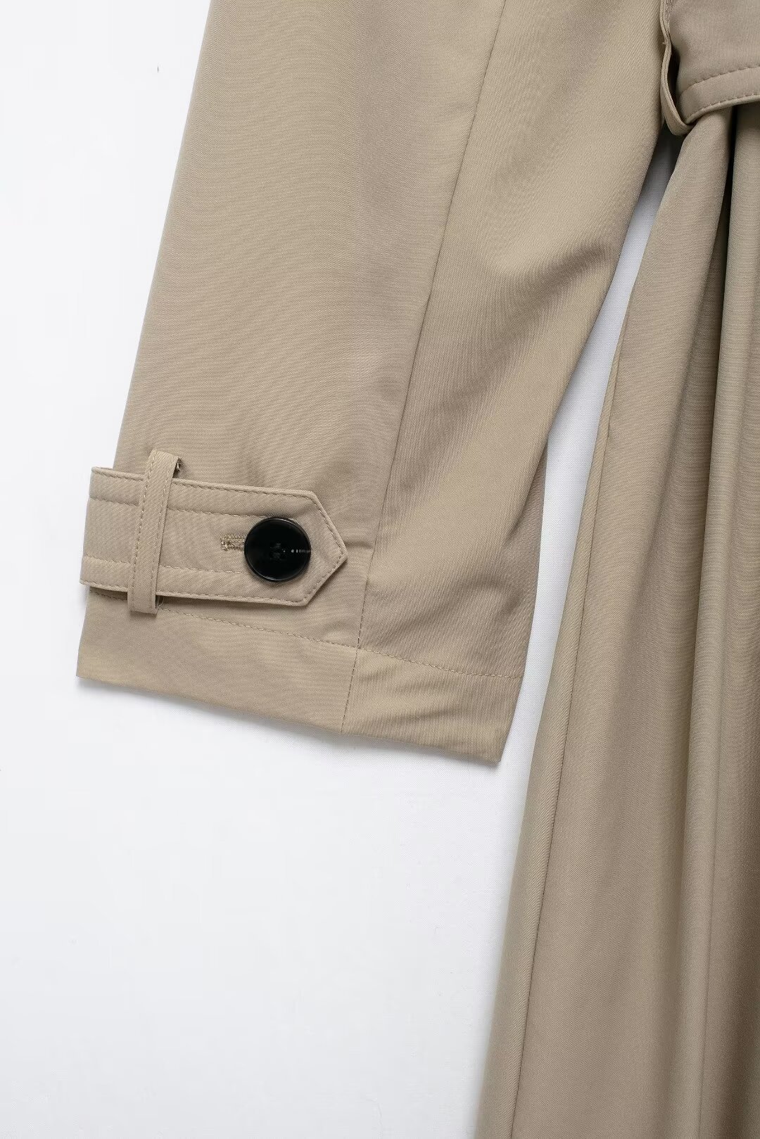 Dameskleding 2024 herfst en winter nieuwe stijl temperament met riem, MIDI windjack_voghion.com