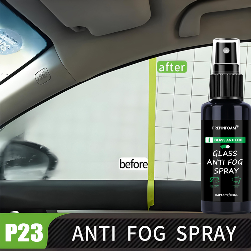 Prepinfoam-P23 Car Glass Anti-Fog Agent Is Exclusively Available for Cross-Border Use, and Is Used for Anti-Fog Spray on Car Windows, Rearview Mirrors, and Front Windshields