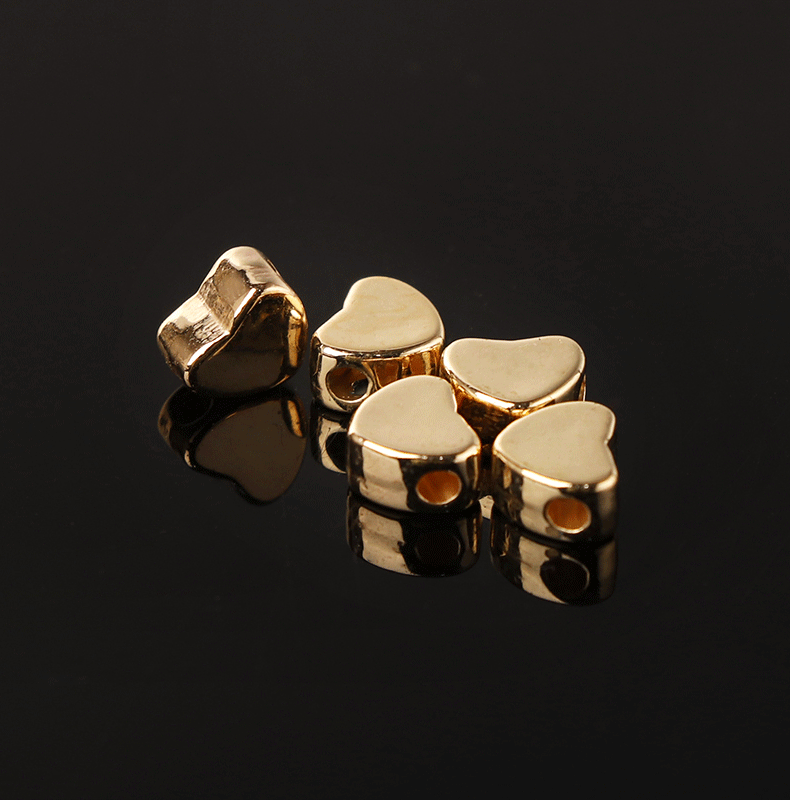 Heart Shape Pattern Plastic Heart Shape DIY Jewelry Accessories Beads