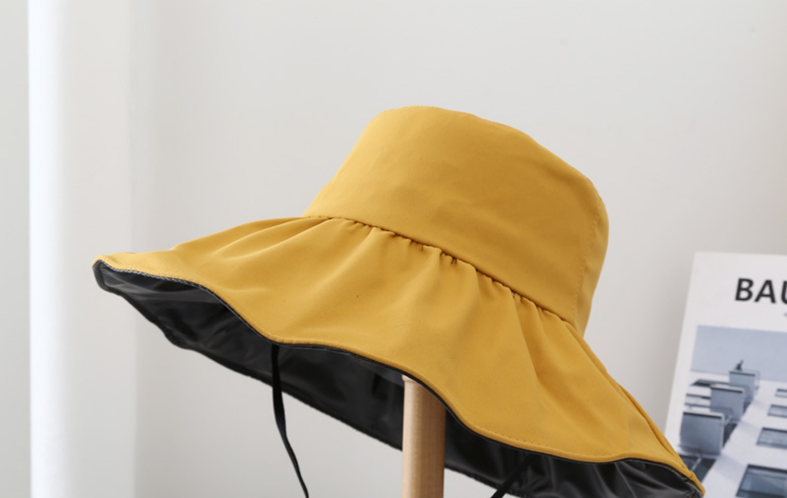 Unisex Simple Style Solid Color Wide Eaves Sun Hat display picture 1