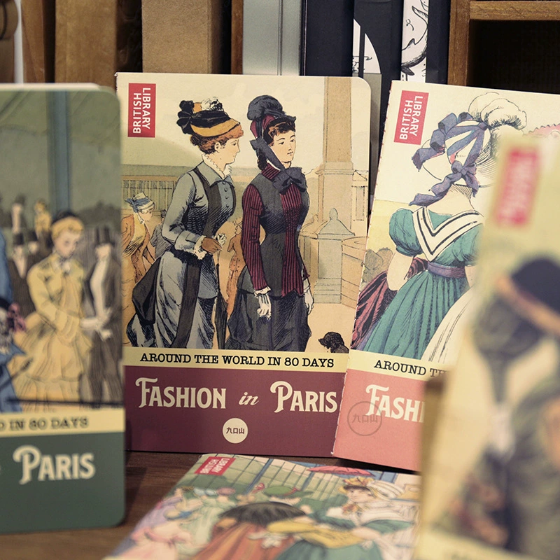 Блокнот B6 серии "80 Days Traveling the Earth" издательства British Library 九口山