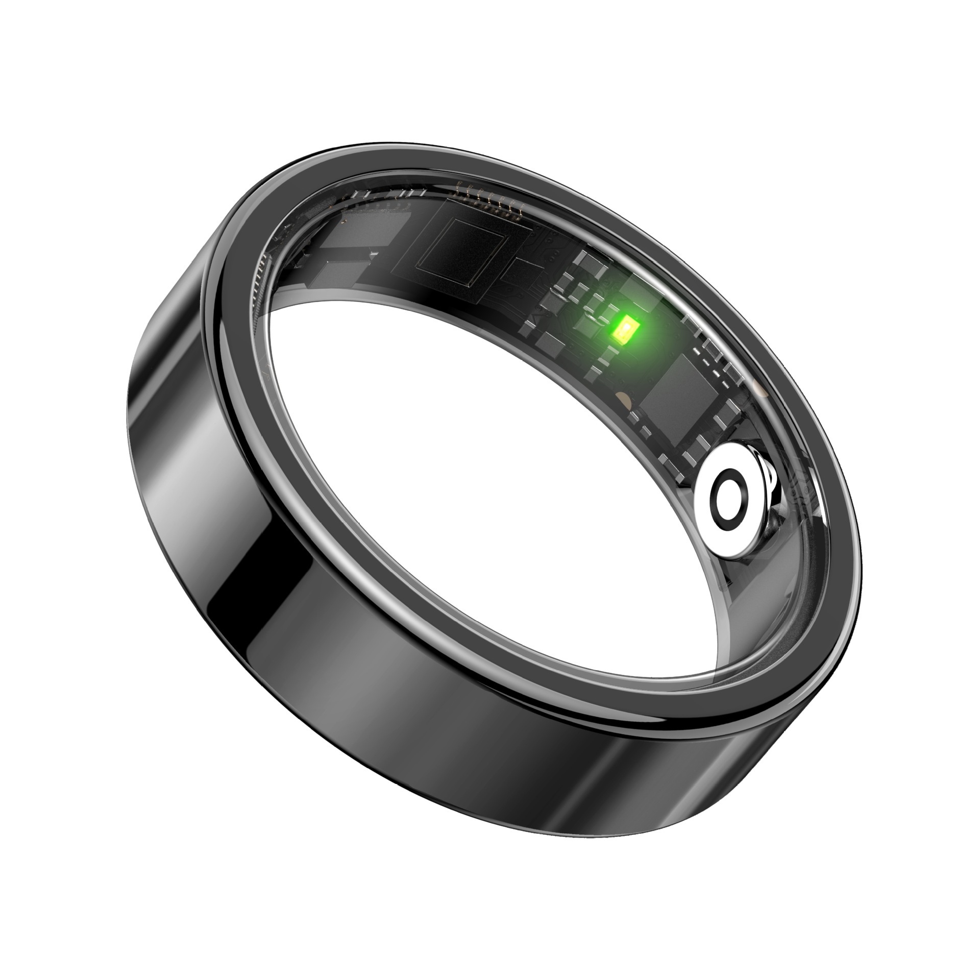 Anillo inteligente multifuncional de venta caliente para fotos de frecuencia cardíaca de 6.8mm oxígeno sanguíneo portátil detección de sueño Bluetooth saludable