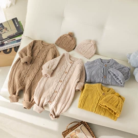 童毛衣;连身衣、爬服;童马甲