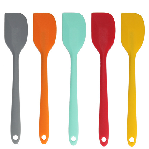 Silicone spatula small one-piece cream spreader all-in-one jam spreader baking tool cake butter scraper