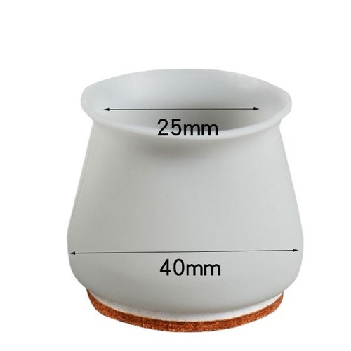 New Felt Silicone Chair Leg Covers Protective Pads Thick Wear-resistant Anti-slip Bench Leg Cushions Factory Direct Sale Wholesale Store