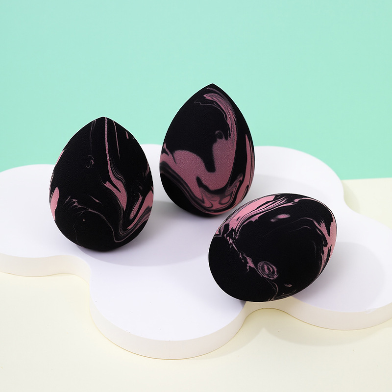 Fábrica de maquillaje de belleza de color mixto personalizado, soplo de polvo de huevo, esponja de maquillaje transfronterizo sin látex, cojín de aire, huevo de maquillaje, sin polvo al por mayor