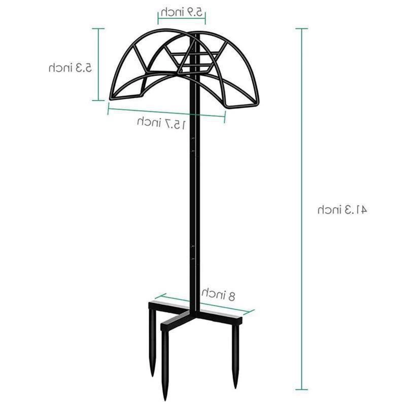 Садовый шланг кронштейн Съемный металлический шланг кронштейн шланга вешалка вертикальный садовый шланг держатель для хранения