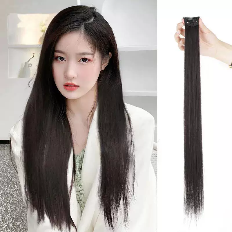 假发女长发一片式无痕自己接发片夏隐形贴片仿真蓬松增发量假发片