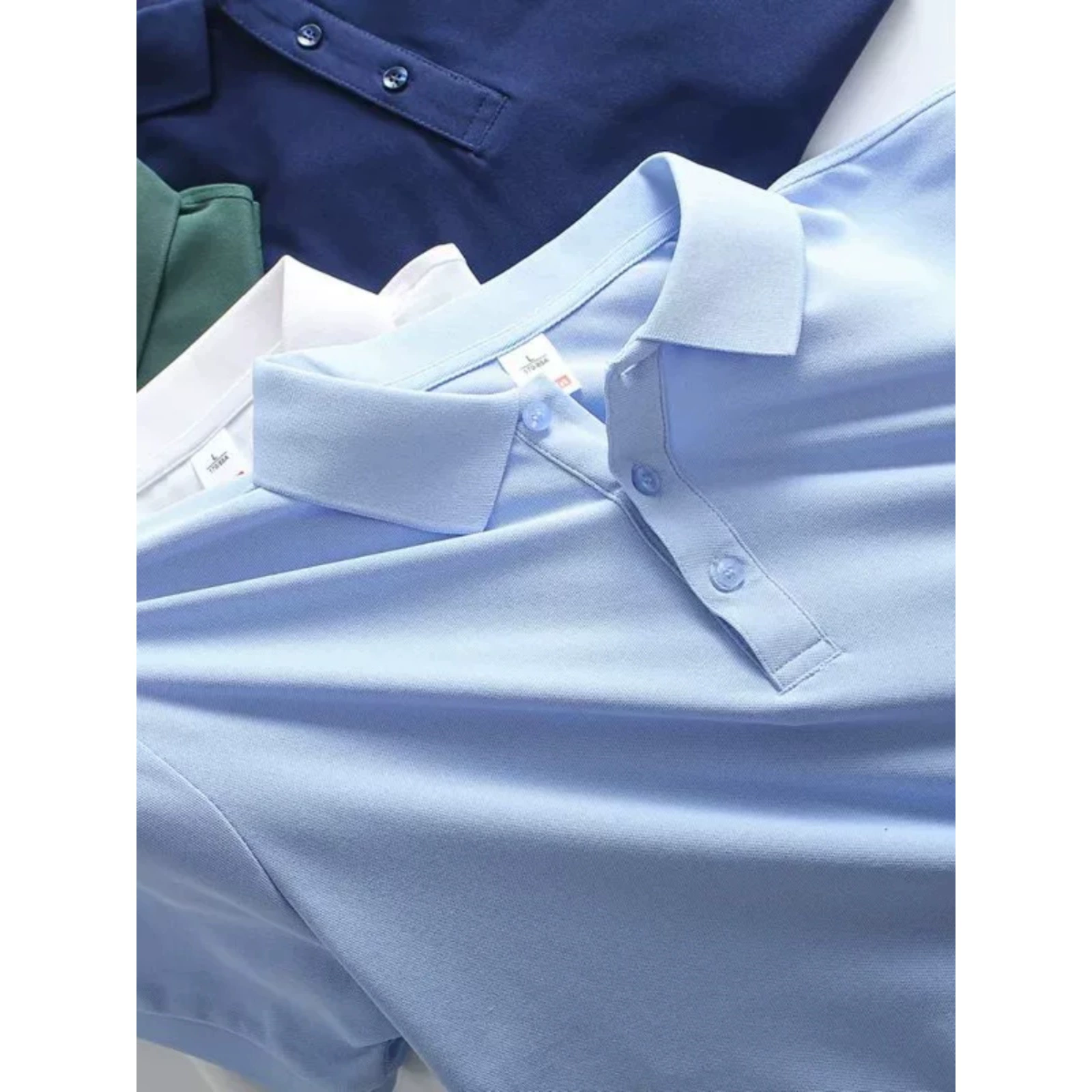 Благосостояние на высшем уровне! Заводские хвостовые заказы продают только 19,9! Летняя Мужская рубашка, Однотонная рубашка-поло с короткими рукавами и лацканами, мужская одежда