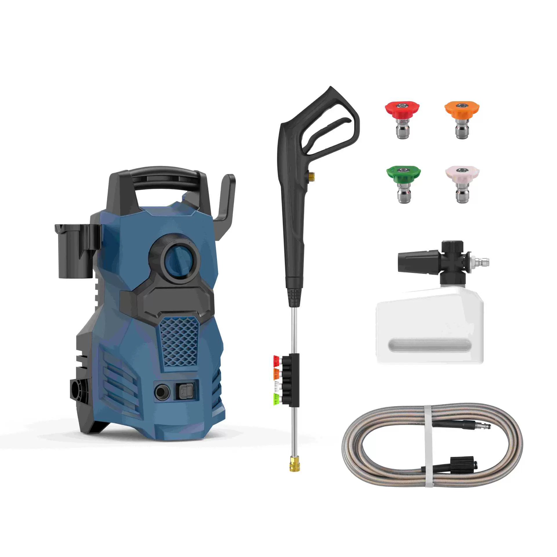 跨境直供家用洗车机220V高压清洗机便携式水枪大功率源头工厂