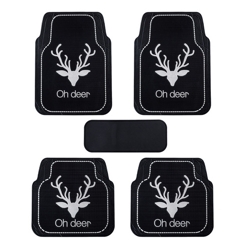 Auto mat for universal car use, 4-season, cuttable, made of latex, thick, waterproof, non-slip, anti-freeze, easy to clean