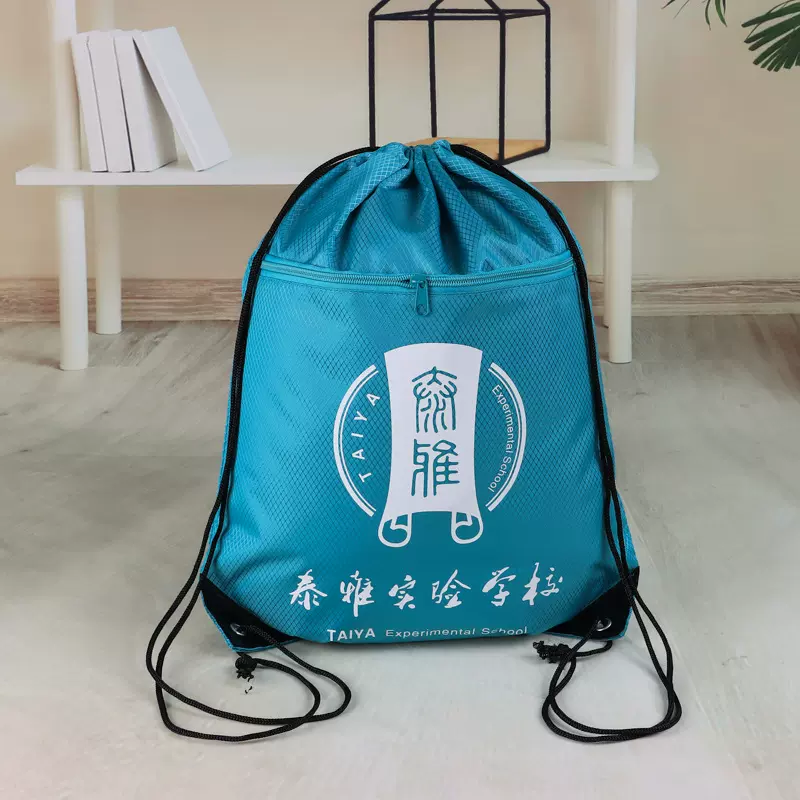 厂家定制牛津布束口袋可印logo加厚防水广告宣传袋游泳用具包装