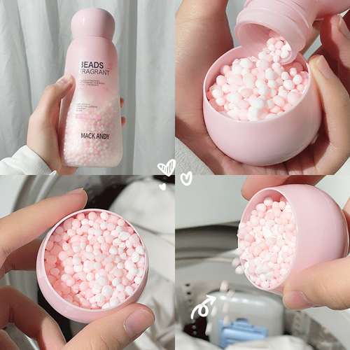 Mako Andi Smooth Gentle Laundry Soap with Long-lasting Fragrance, Whitening, Deodorizing, and Anti-mite Function, White Peach and Dragon Well Scent, Economical Laundry Beads