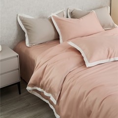 60 pieces of Tencel Lan Ting four-piece set, summer ice silk naked sleep luxury high-grade pure color Lyocell four-piece set 