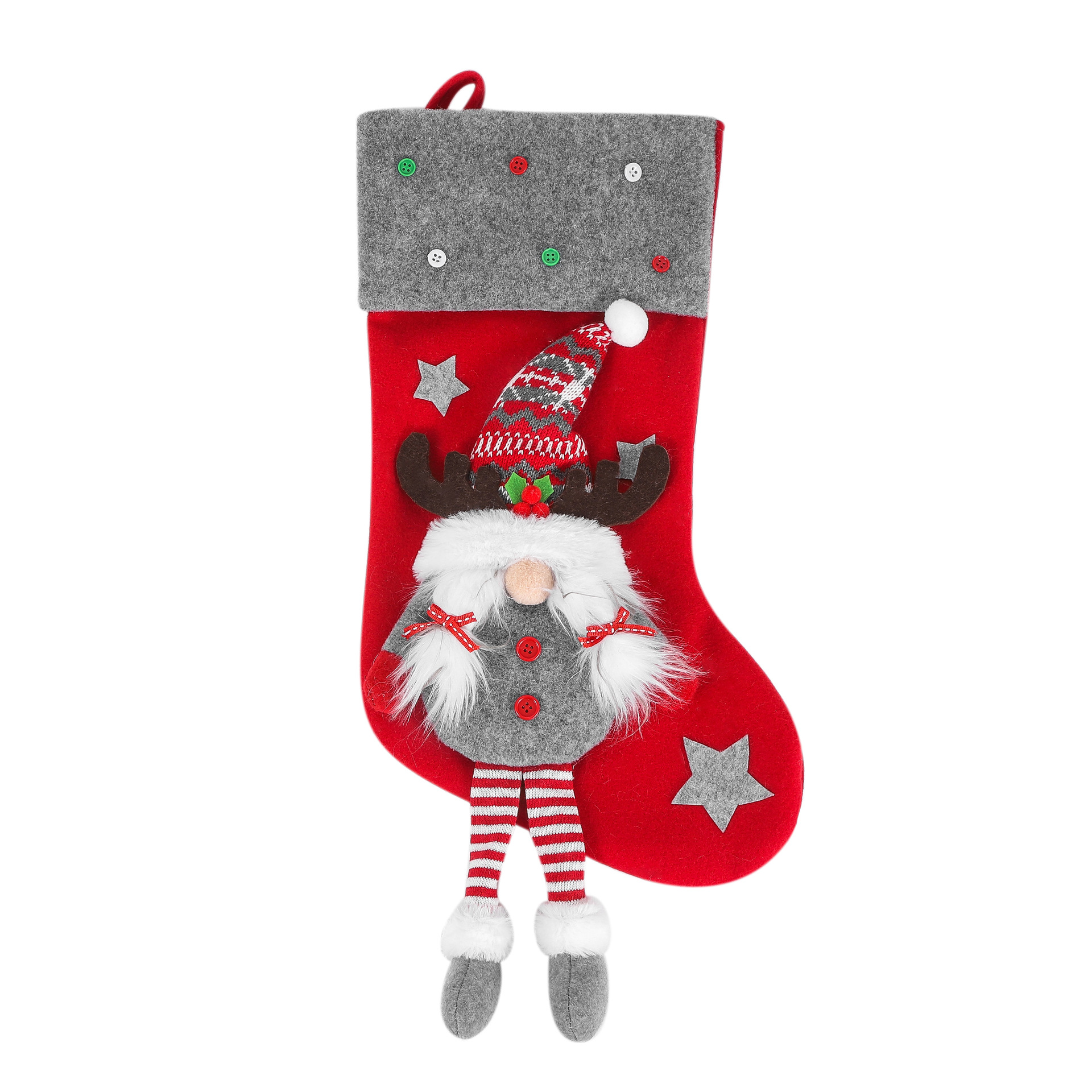 Calcetines de Navidad transfronterizos. Bolsa de regalo. Regalos como calcetines de caramelo, regalos de Navidad, regalos de decoración, etc.