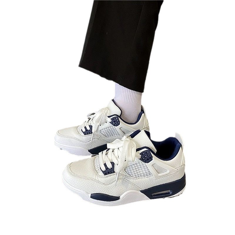 2024 primavera y verano nuevas zapatillas de aire en zapatillas transpirables para estudiantes de ocio con suela gruesa y alta tendencia de zapatos de carrera